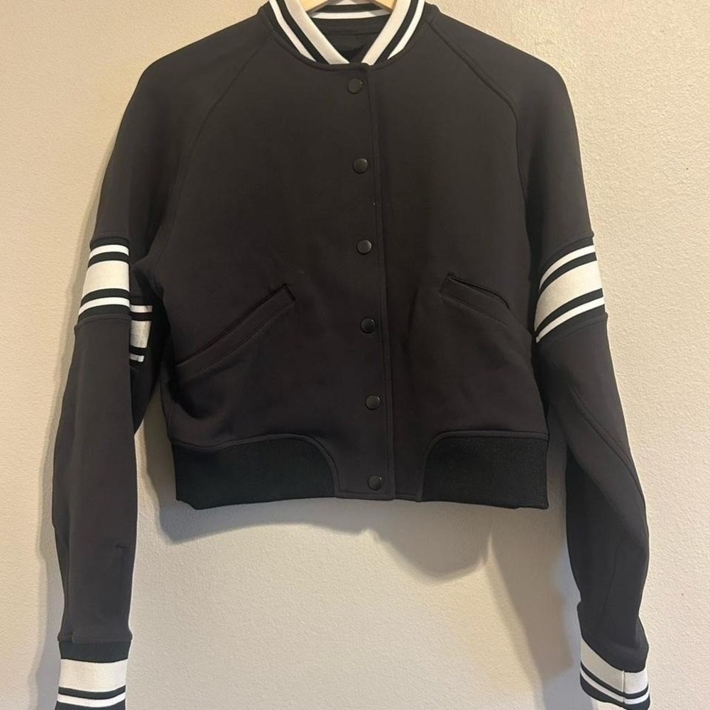 lululemon athletica Black Varsity Jacket S - Picture 4 of 7